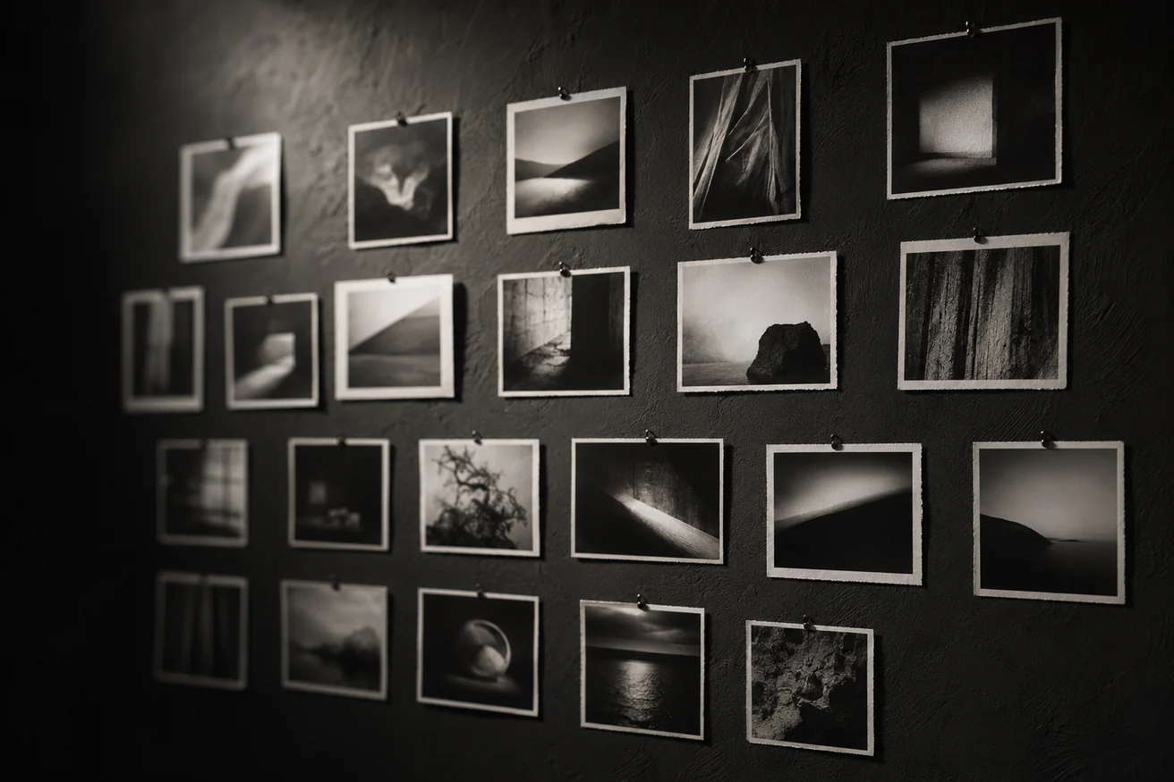 A wall of system diagrams